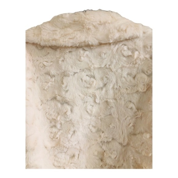 Cream Ivory faux fur capelet bolero jacket new size 2X new - Picture 13 of 16
